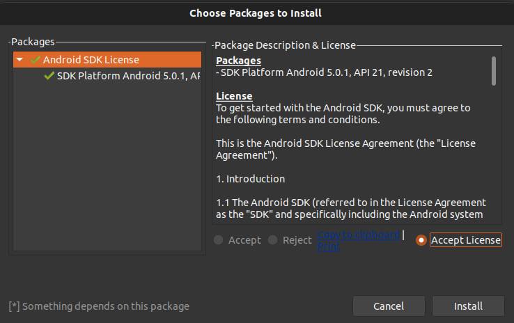 Android SDK Manager