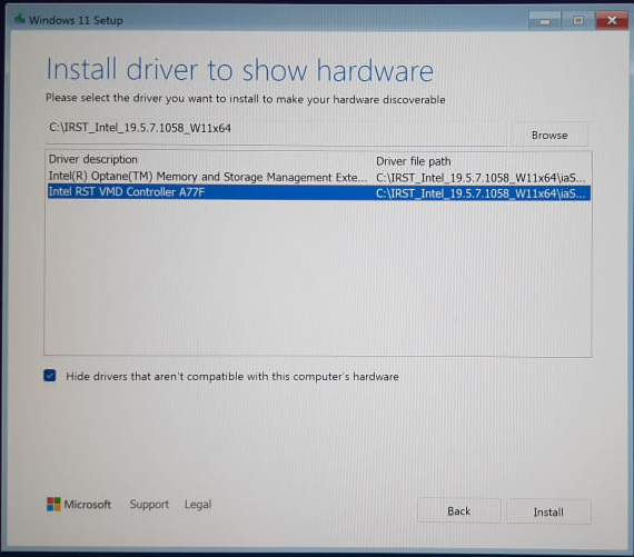 Install Driver