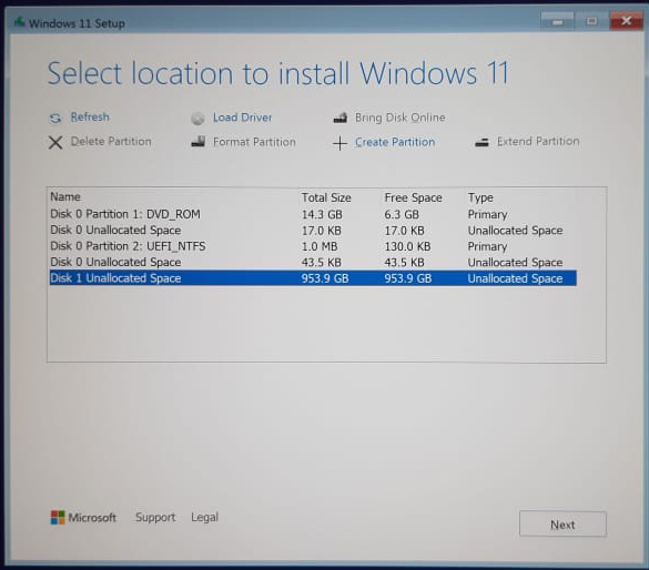 Install Windows