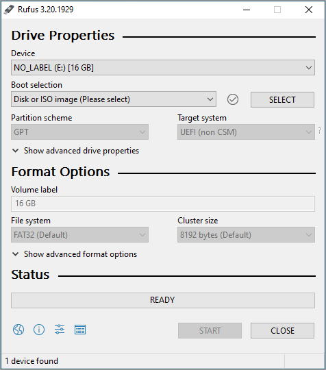 Bootable USB