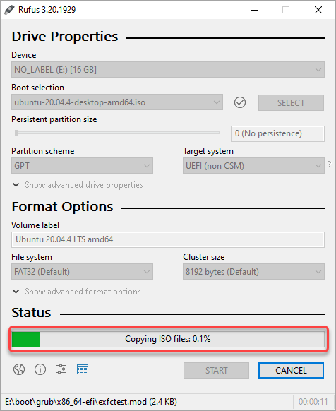 Bootable USB